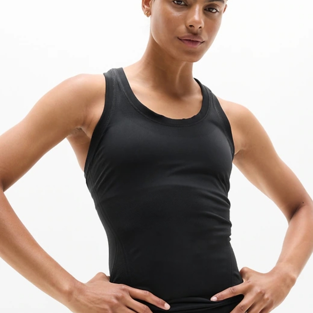 New Athleta Black Sleeveless Tank Top
